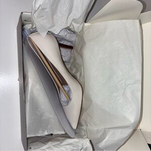 Ralph Lauren Cream Heels